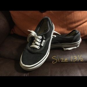 Vans little girl shoes
